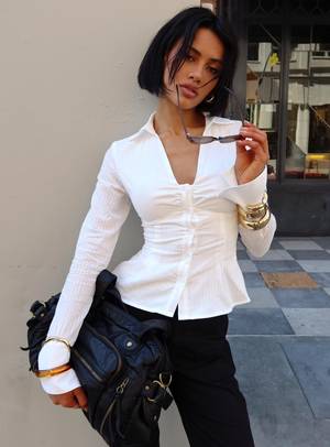 Running Wild Top Blue Stripe