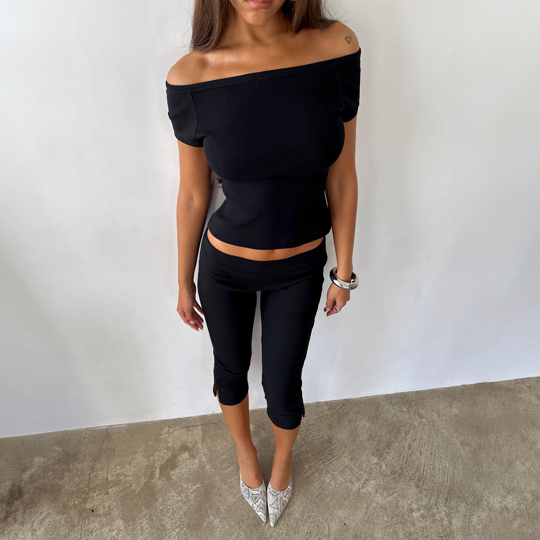 Devereaux One Shoulder Set Pink