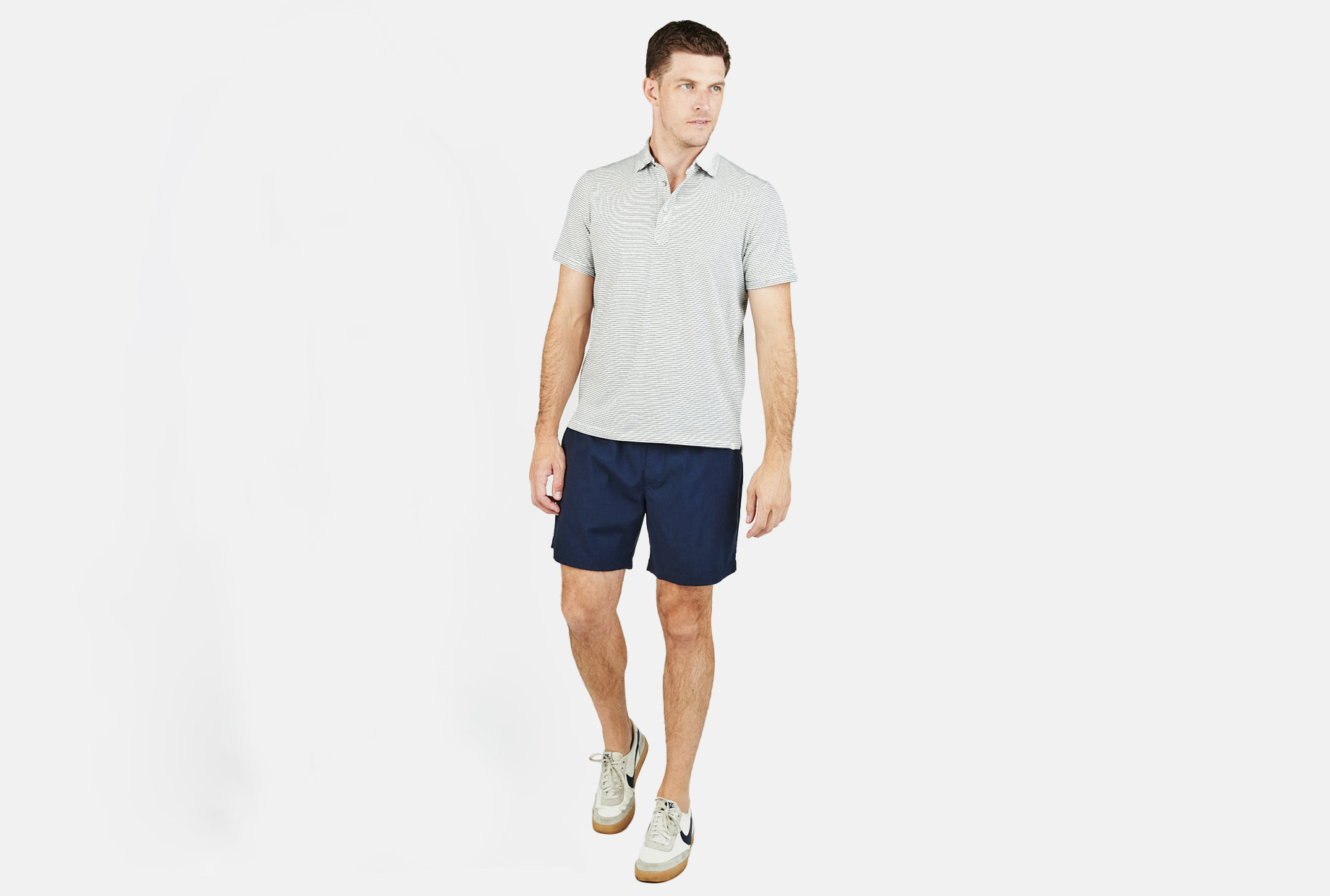 everywear striped polo