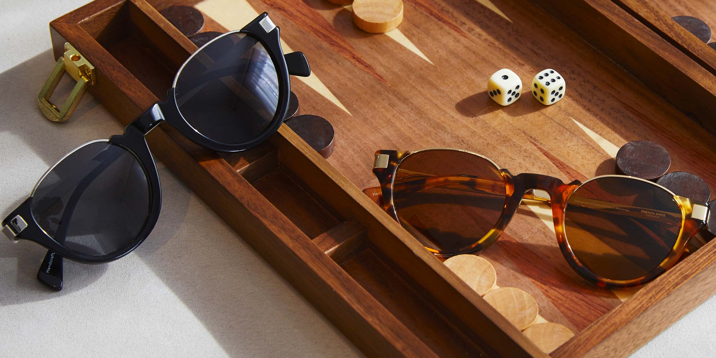 Photo Details of Charlie Sun Black & Silver Sun Glasses in a room