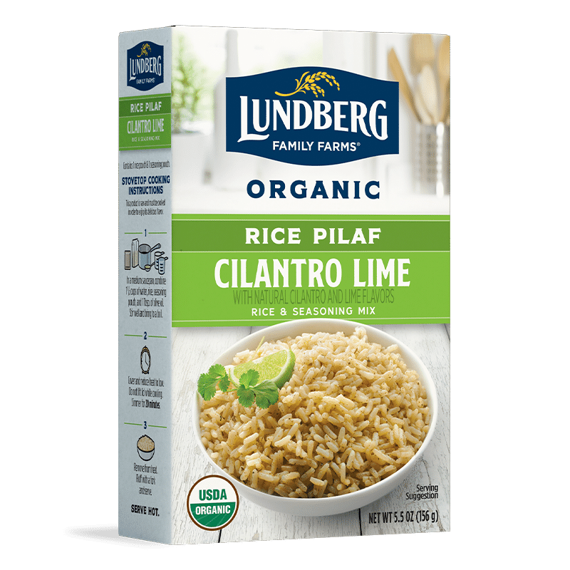 Cilantro Rice Box Cilantro Lime Rice - Products | Lundberg Family Farms