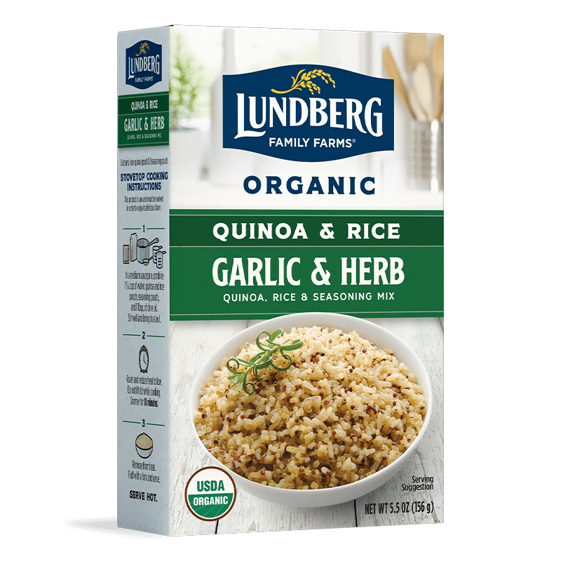 Lundberg Organic Quinoa & Rice Garlic & Herb Box