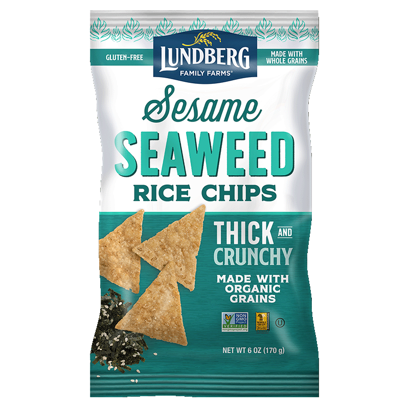 Sesame Seaweed Rice Chips - Products | Lundberg Family Farms