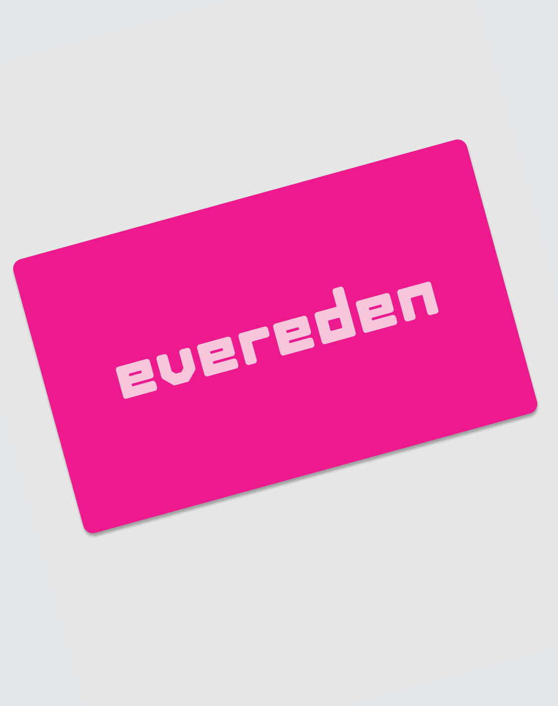 Evereden Gift Card spread to highlight its texture