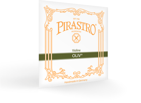 Pirastro Oliv Violin String Set in action