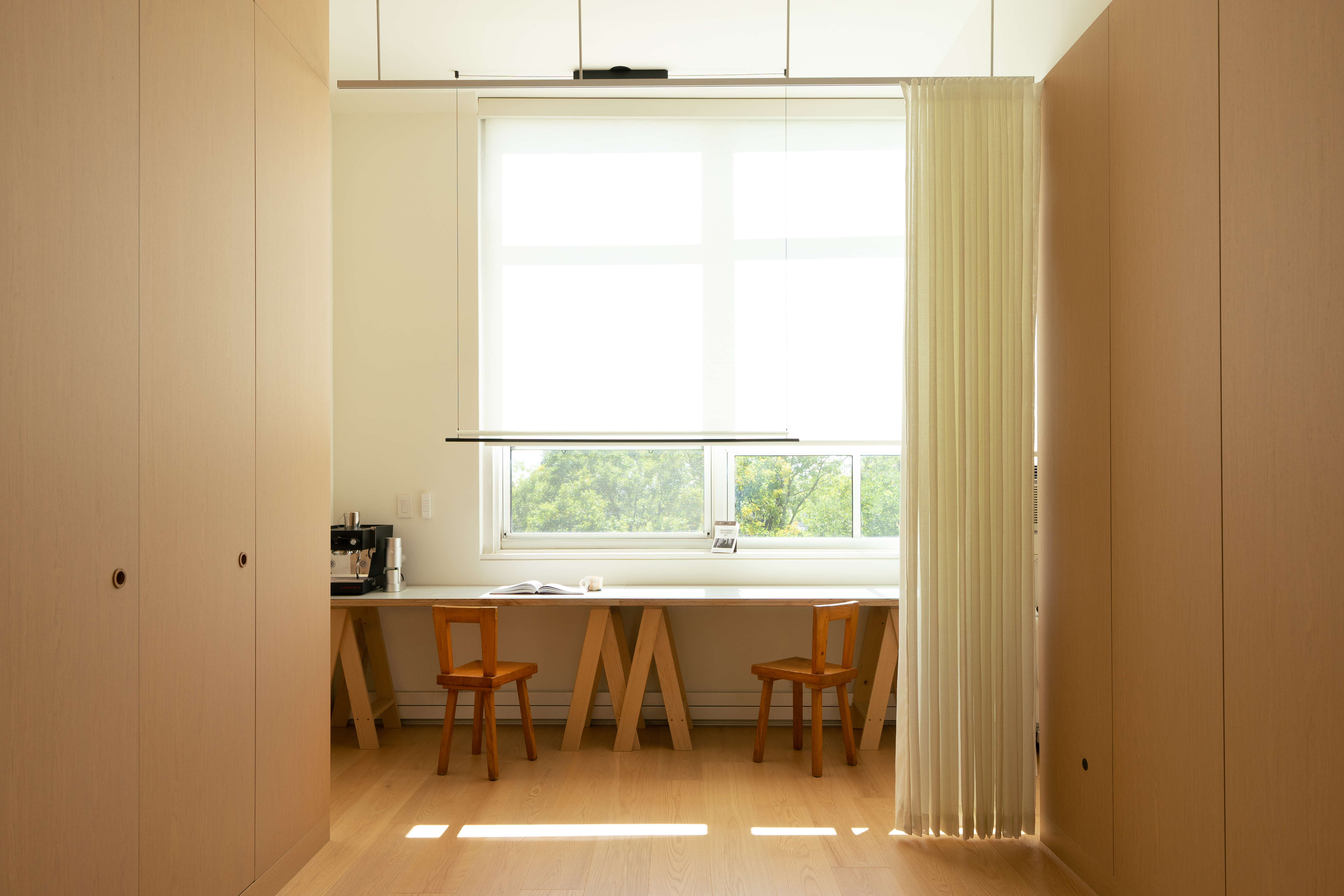 Luxury residential hardwood floor installation in Carroll Gardens Brooklyn