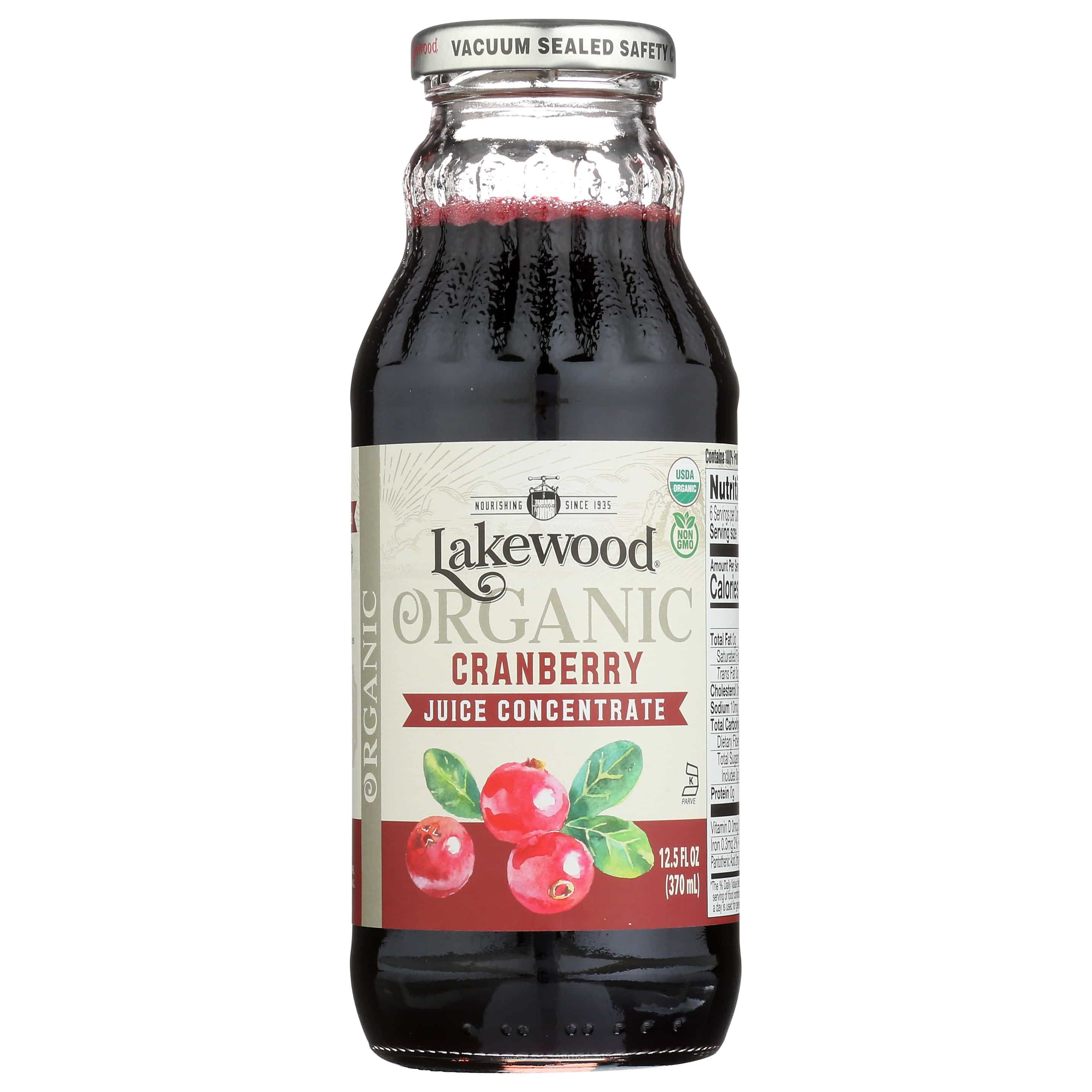 LAKEWOOD ORGANIC PURE CRANBERRY JUICE CONCENTRATE