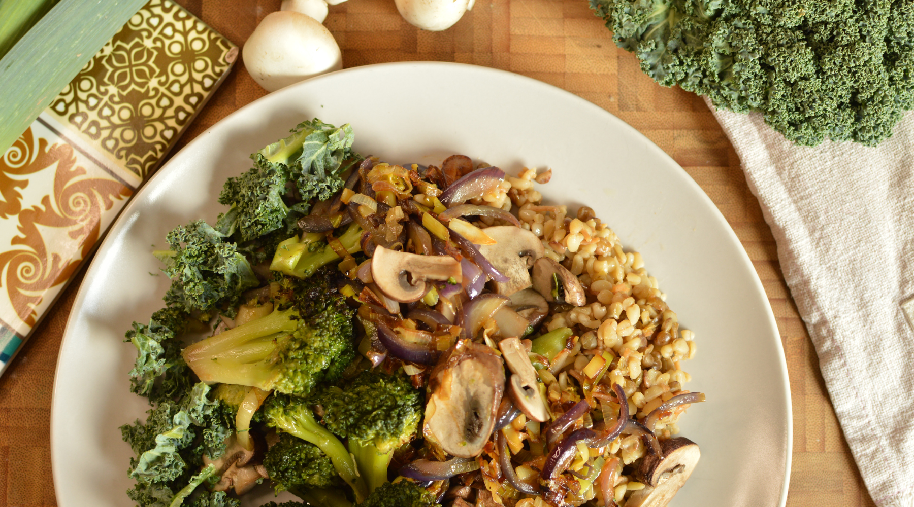 EARTHY BULGUR & LENTIL MEDLEY