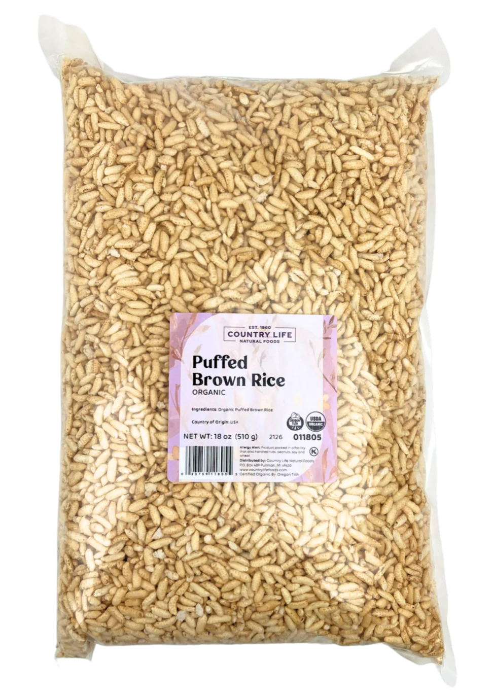 ORGANIC PUFFED BROWN RICE