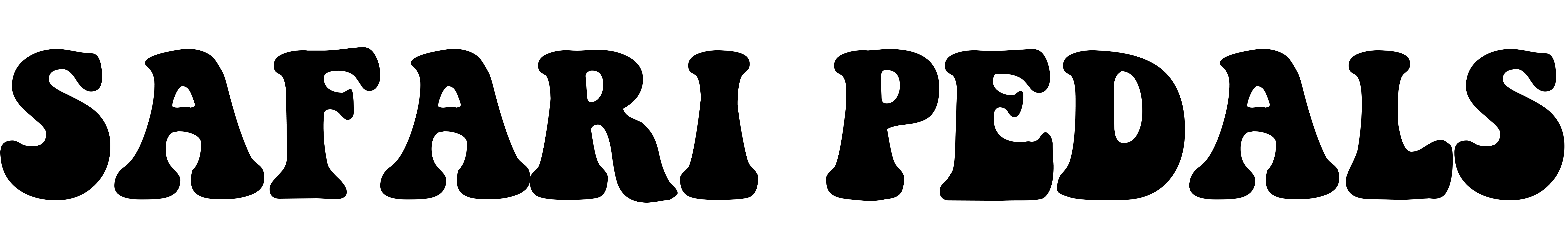 Safari Pedals logo