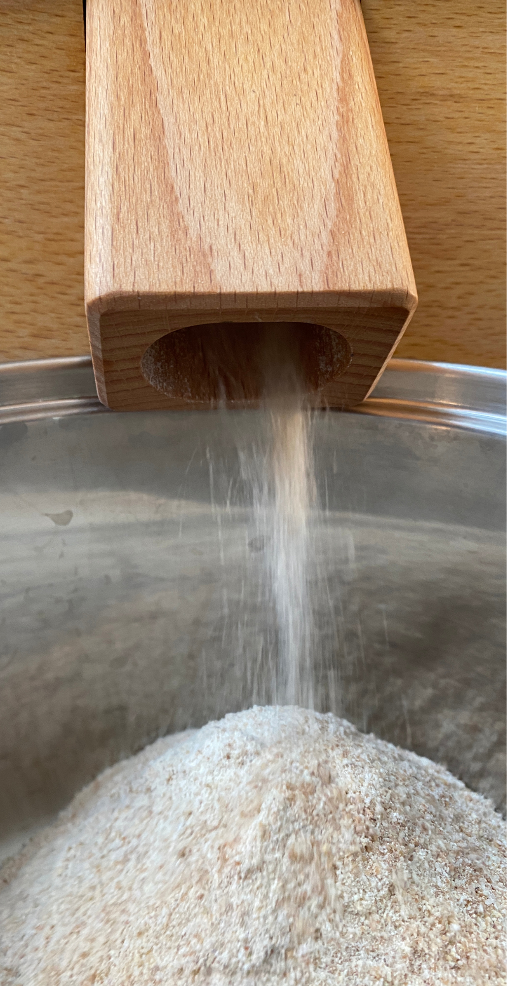 step-by-step to freshly milled flour