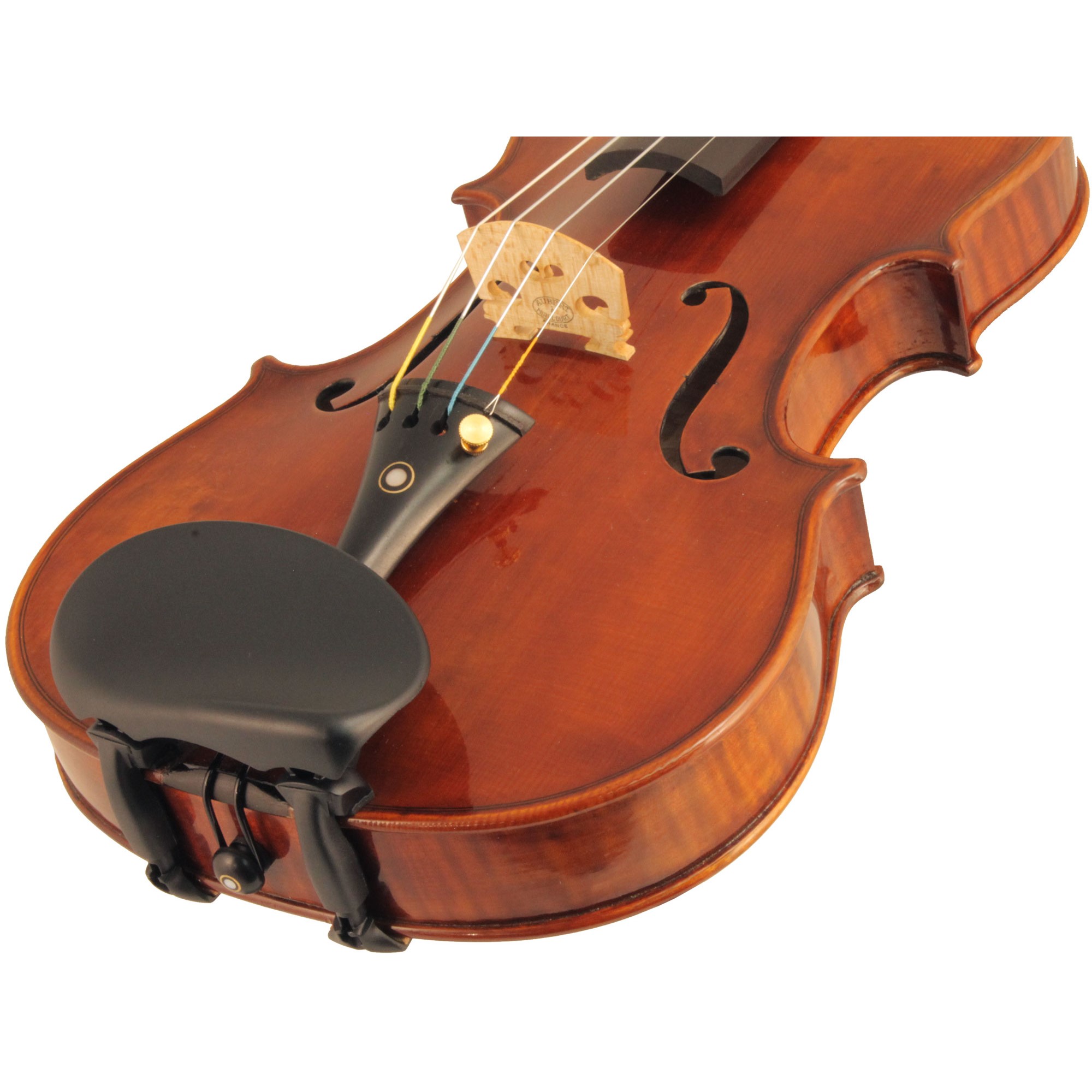 Wittner Kinnhalter Side- or Center-Mount Violin Chinrests in action
