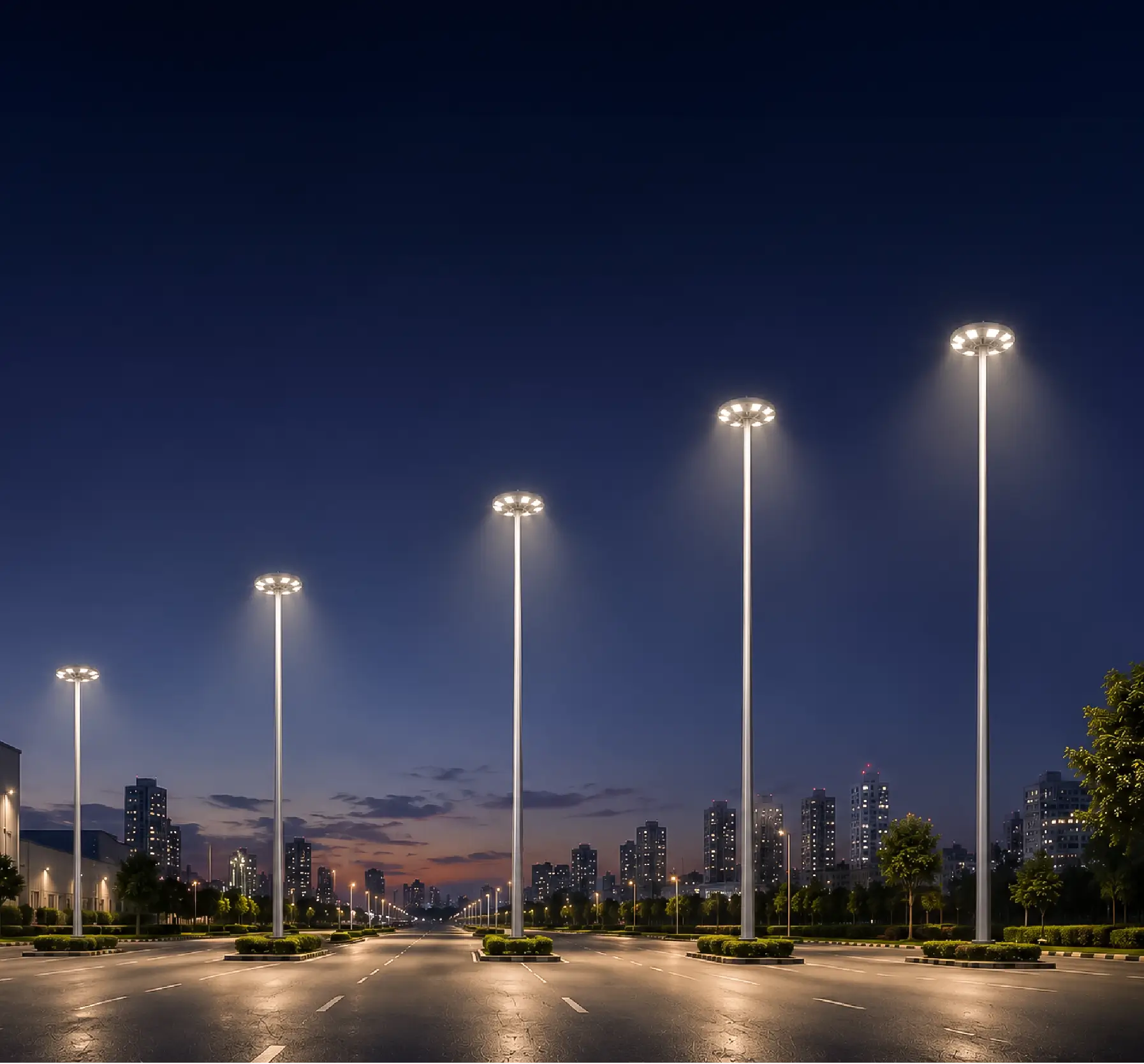 Understanding High Mast Heights: 15m, 20m, 25m, 30m & Beyond
