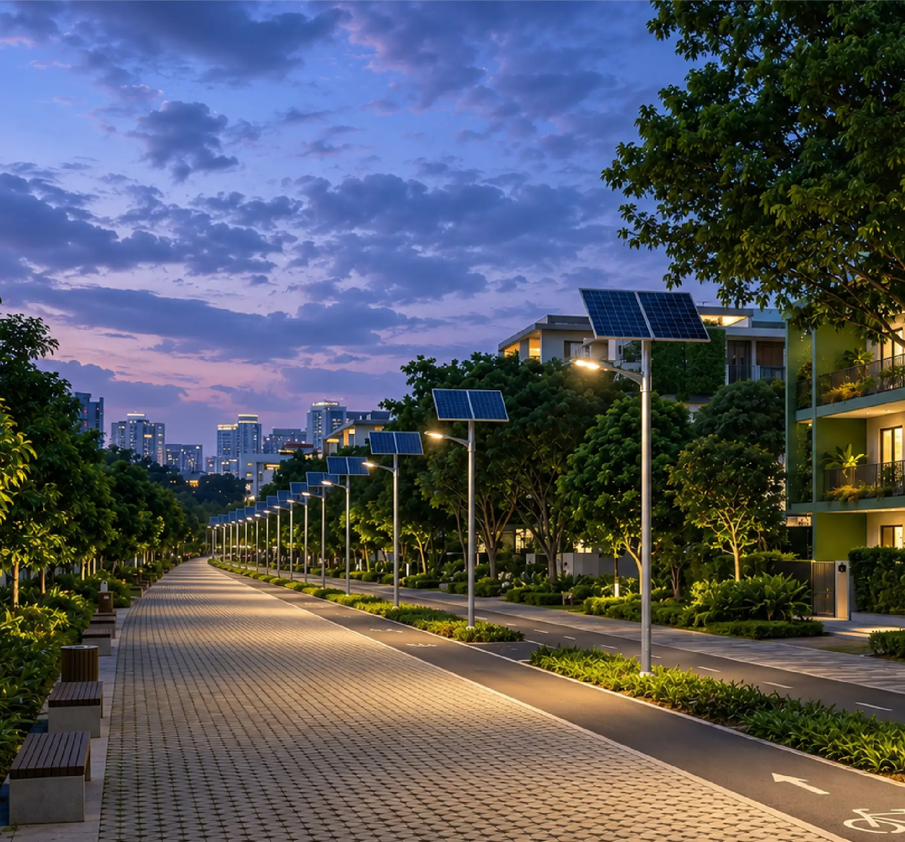 Solar-Powered Outdoor Lighting: A Sustainable Solution for Public and Commercial Spaces