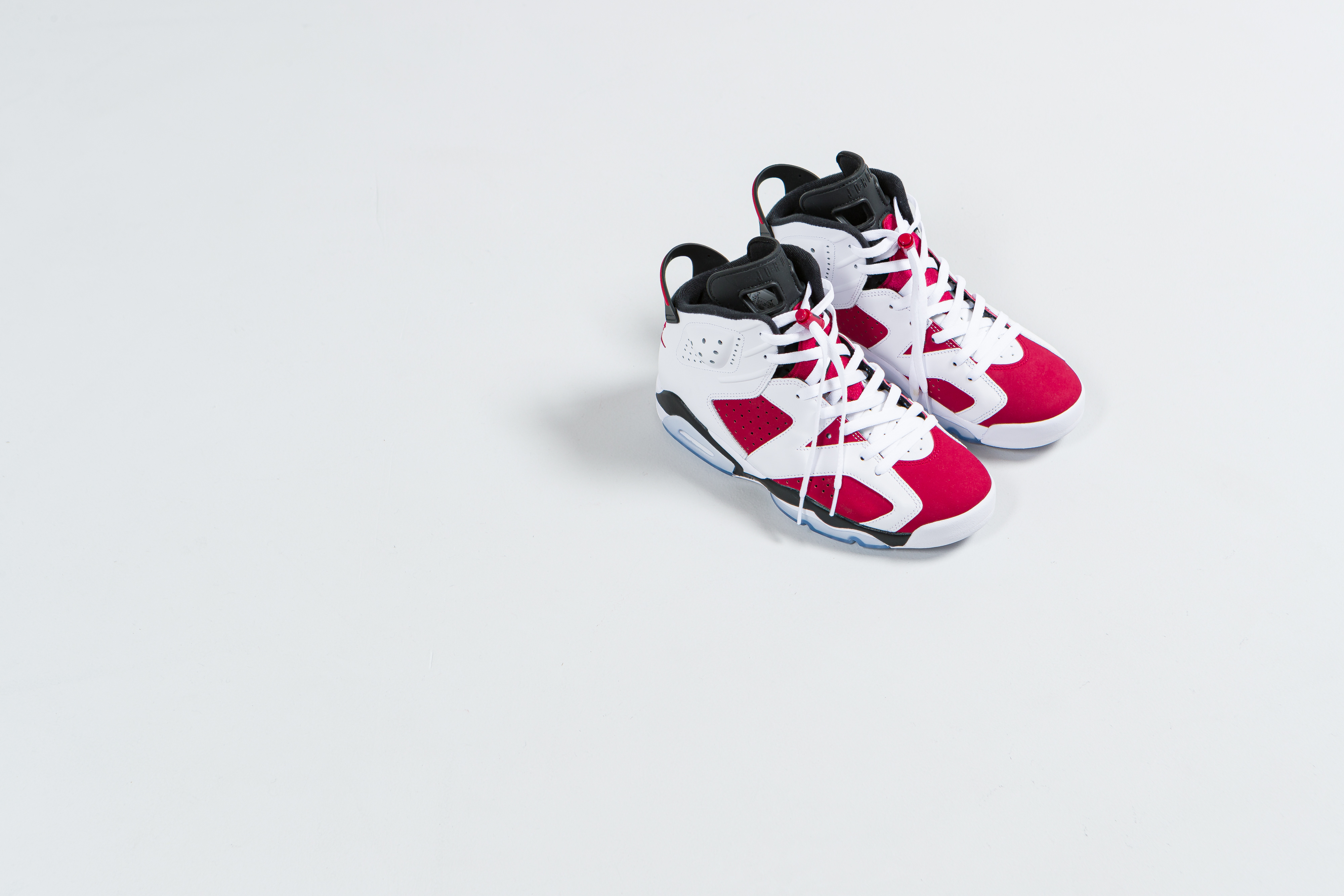 Jordan Air Jordan 6 Retro Gs White Carmine Black Up There