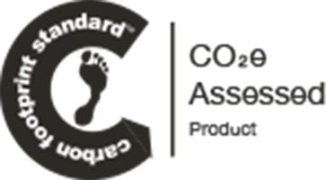 Carbon footprint standard CO2e Assessed Product Catification logo