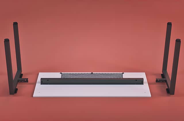 Steelcase Ottima Portico design desk assembly