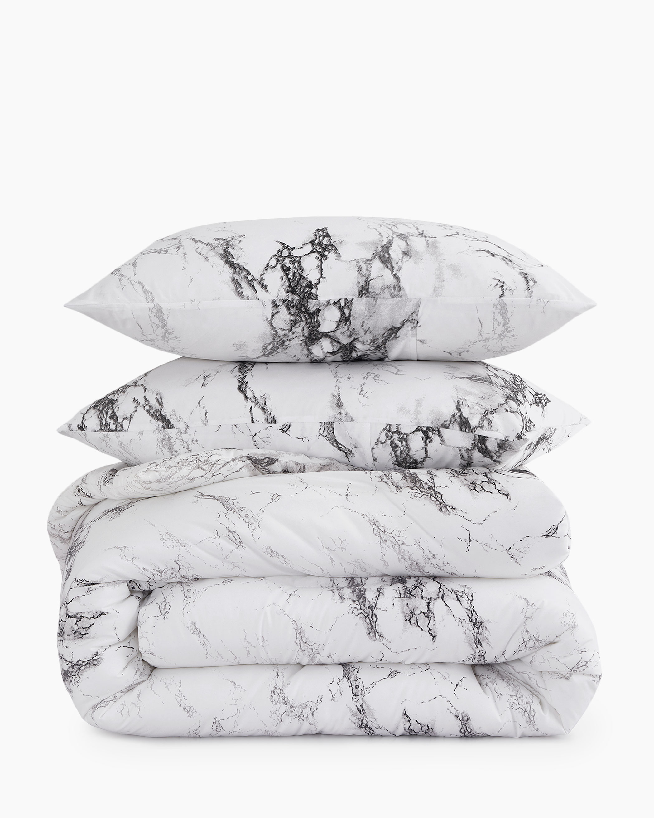 Marble Microfiber Comforter Set