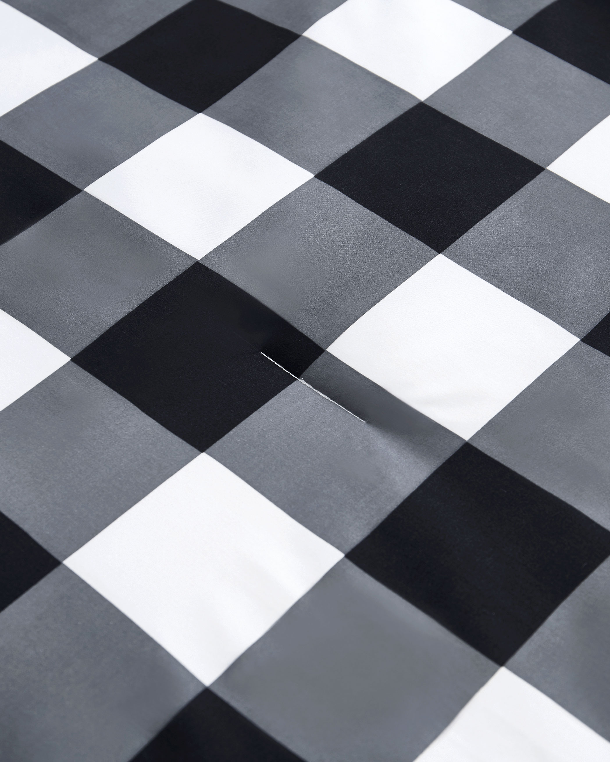 Charcoal Buffalo Check Microfiber Comforter Set