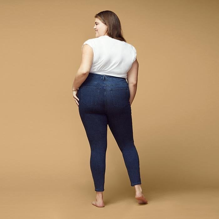 girl in jeans size 18