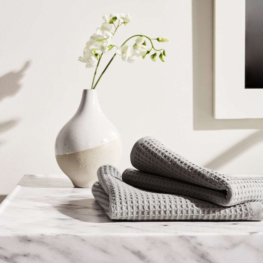 Waffle Terry Hand Towels (Pair)