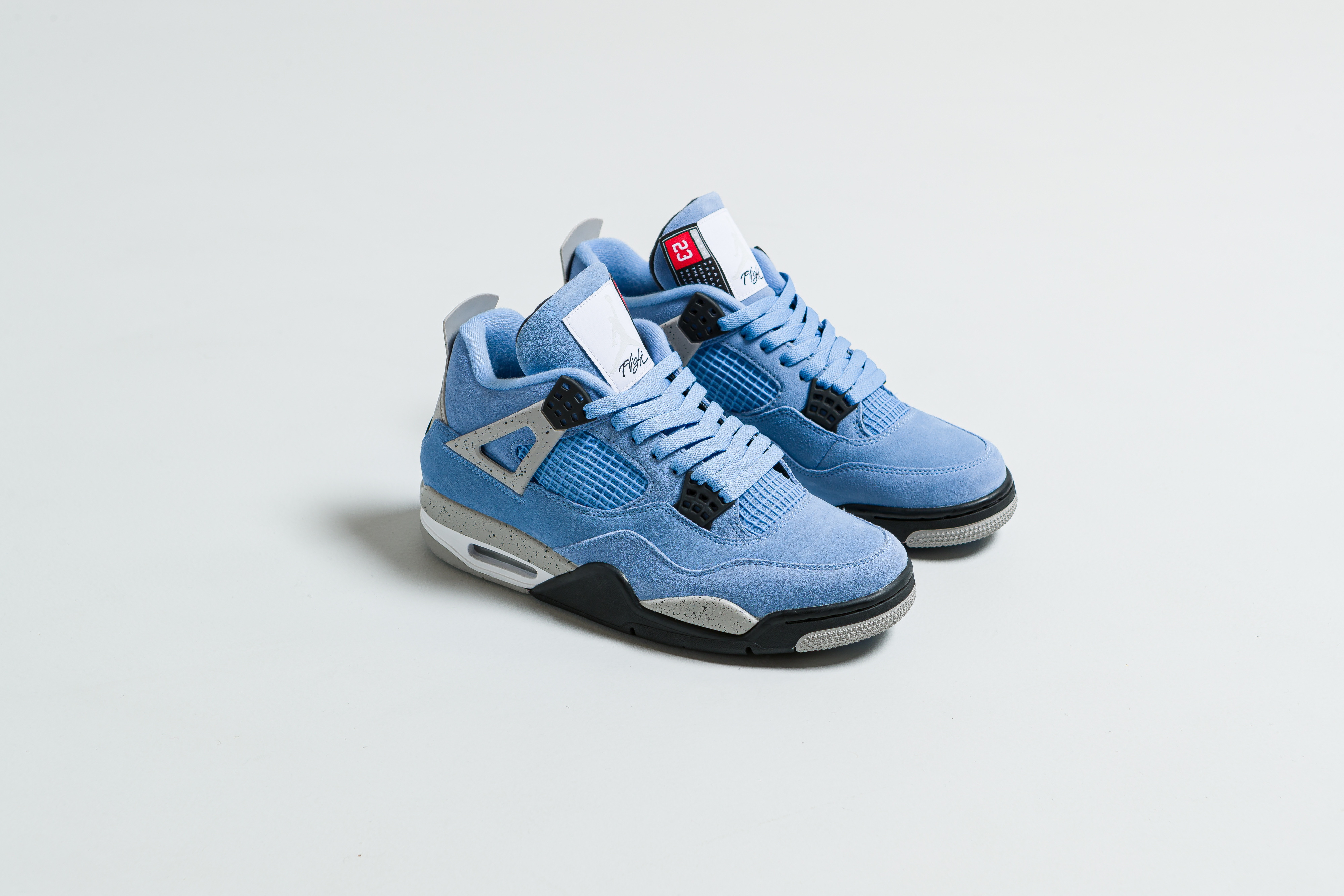 Jordan Air Jordan 4 Retro University Blue Black Tech Grey White Up There Jordan Air Jordan 4 Retro University Blue Black Tech Grey White Up There
