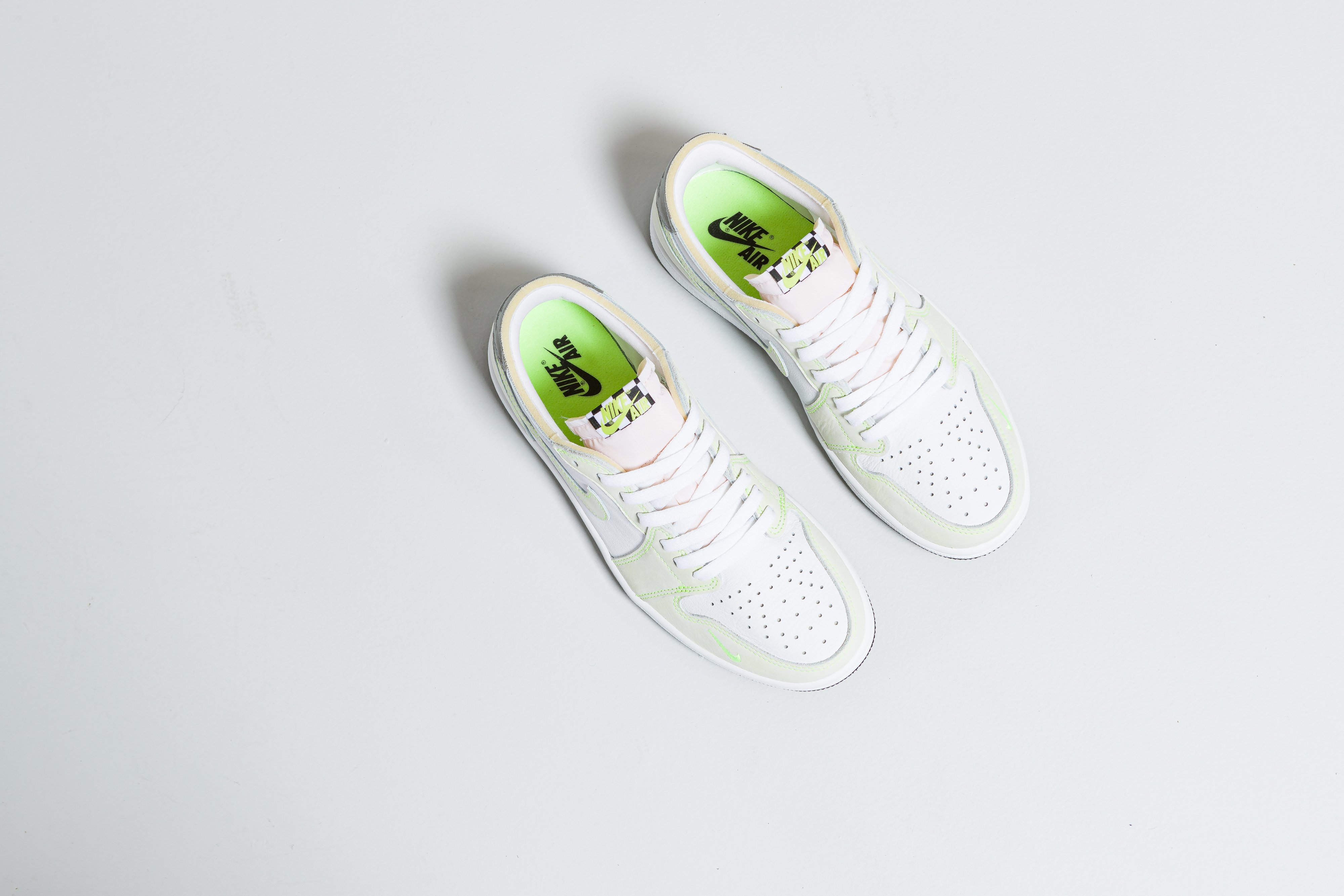 Air Jordan 1 Low Og White Black Ghost Green Up There Air Jordan 1 Low Og White Black Ghost Green Up There