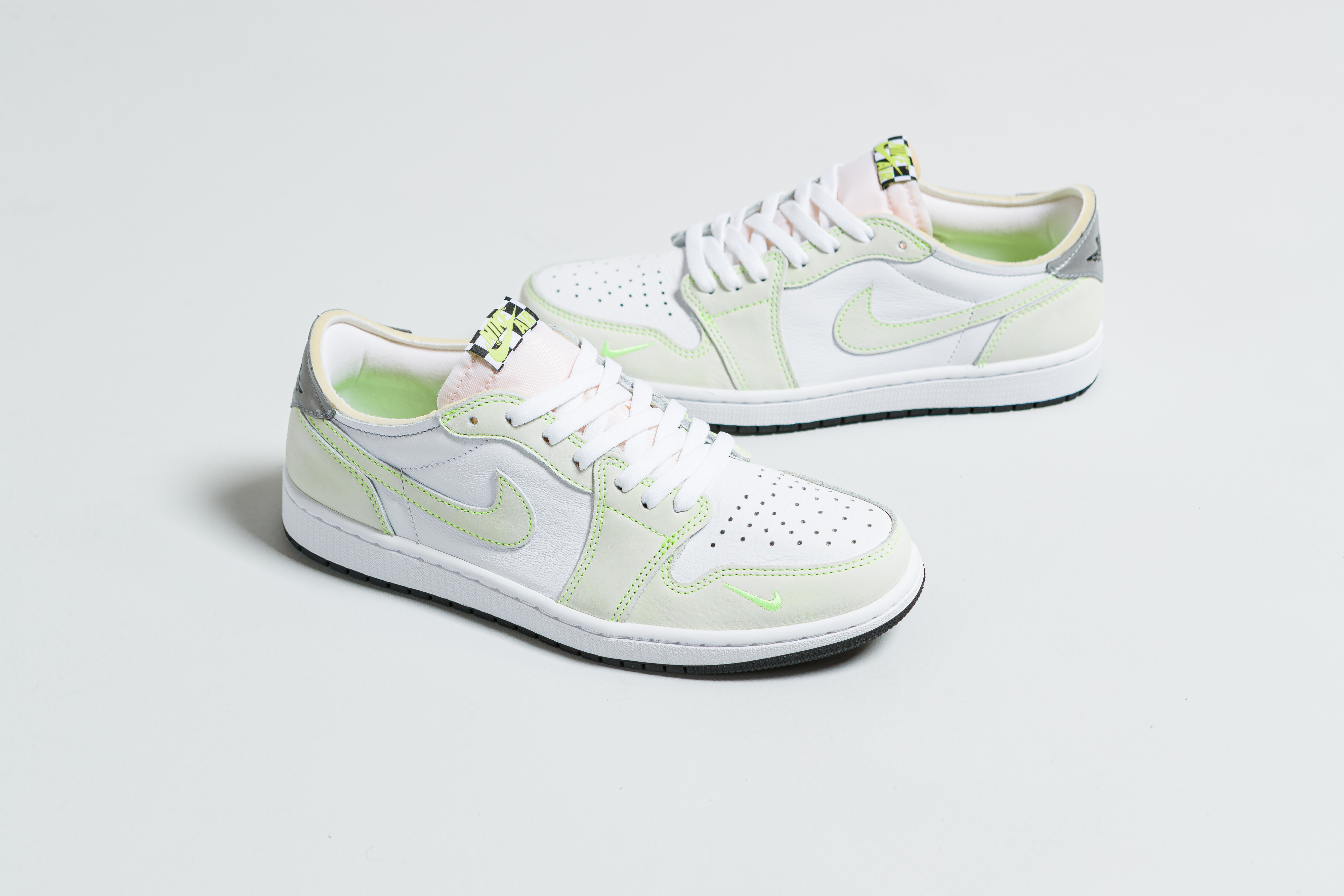 ghost green air jordan 1 low