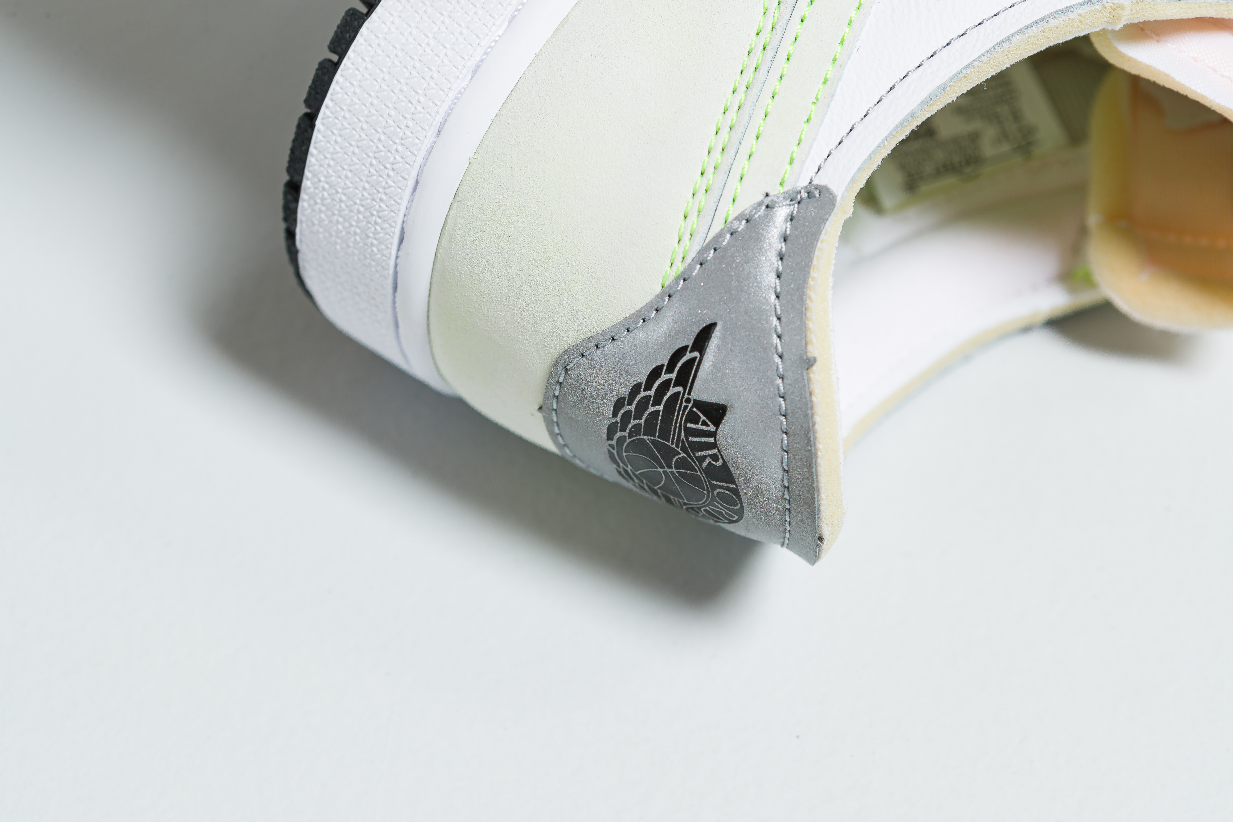 Air Jordan 1 Low Og White Black Ghost Green Up There Air Jordan 1 Low Og White Black Ghost Green Up There