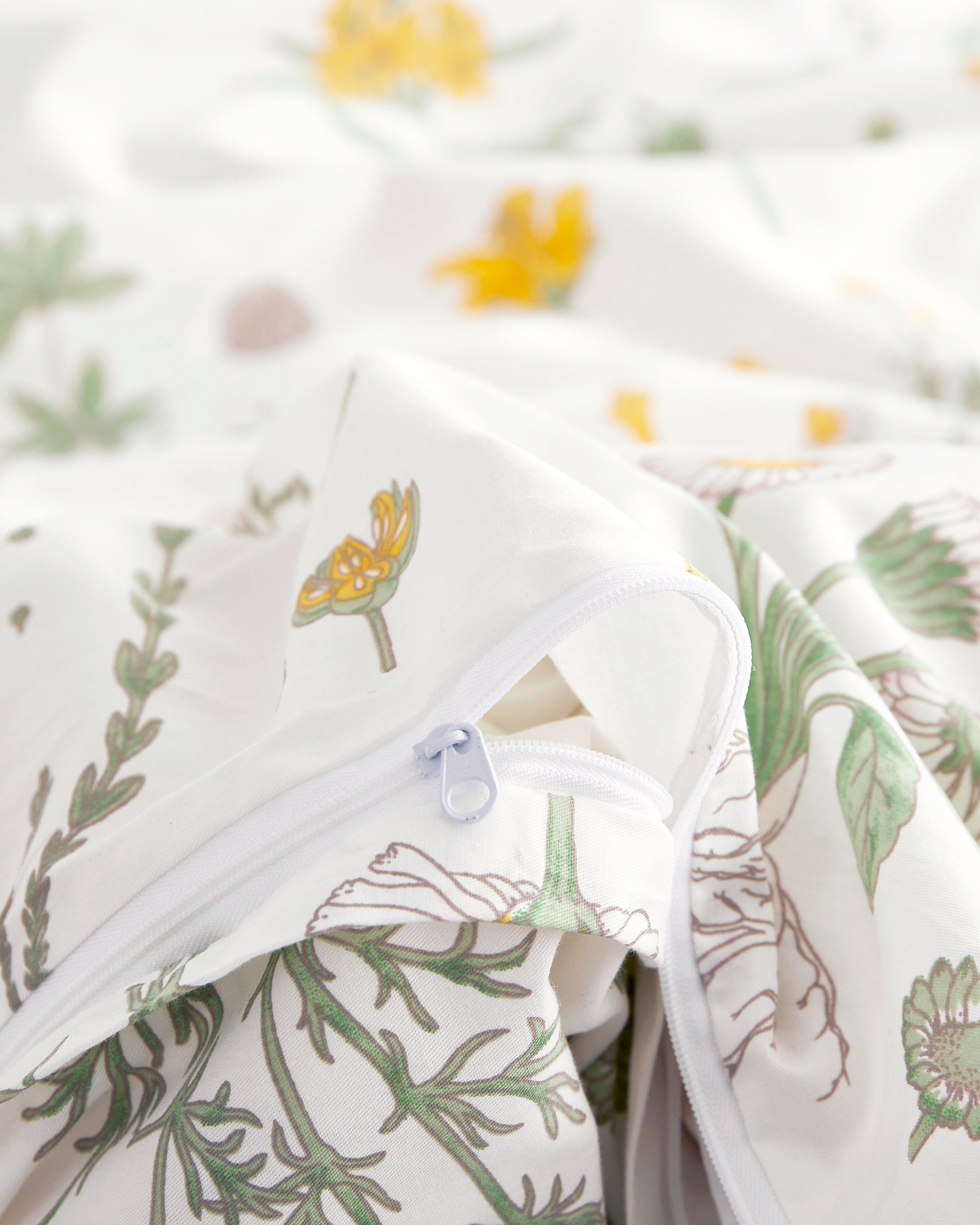 Botanical Cotton Duvet Cover Set