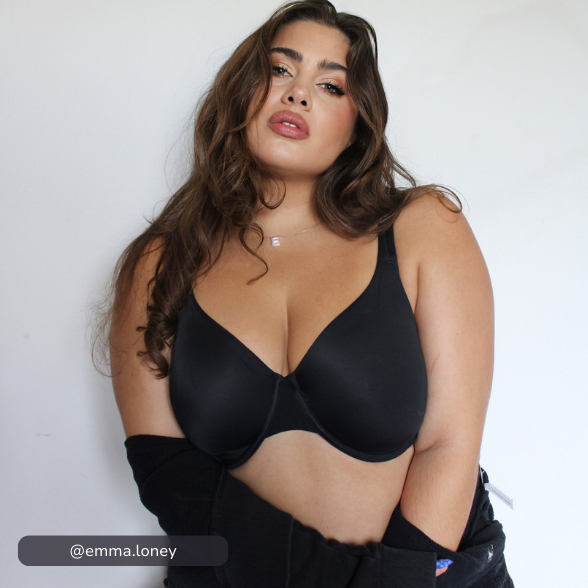 The Minimizer Bra Bundle: Jet Black/Toasted Almond - Customer UGC Image