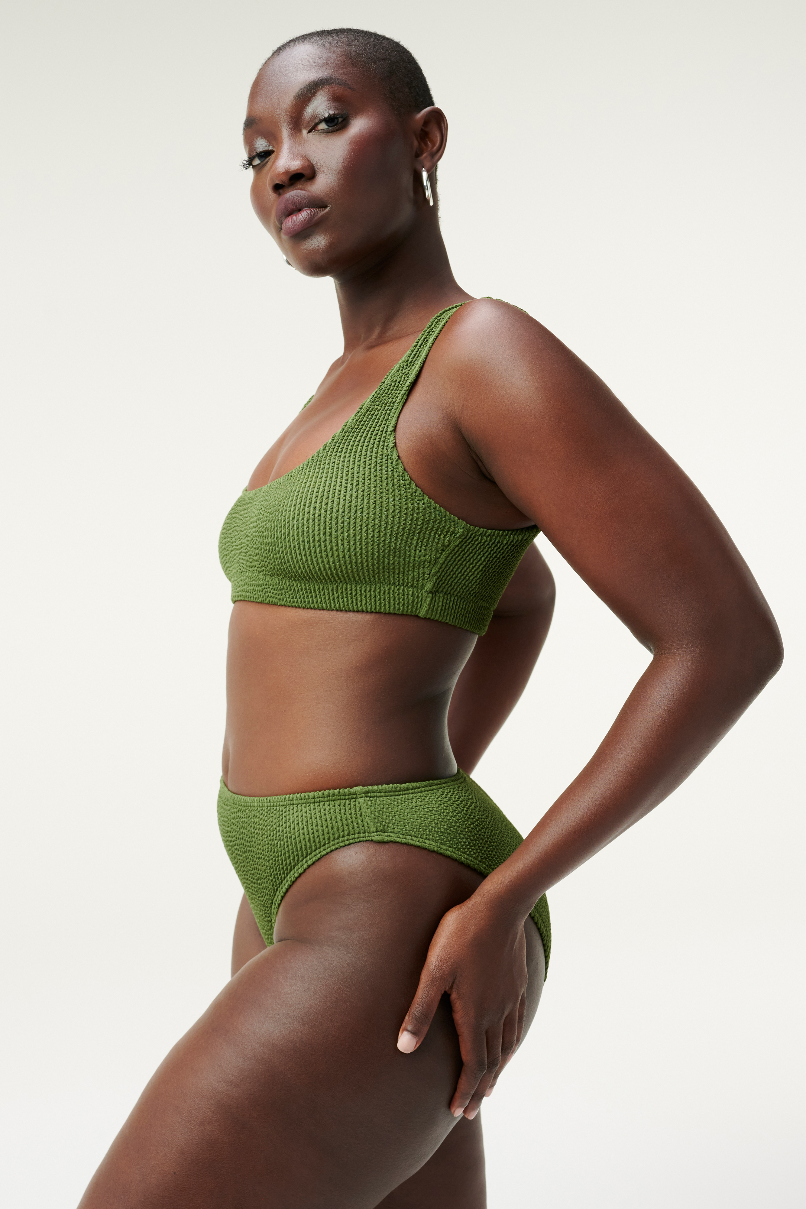 Styled With feature image for product ALWAYS FITS SCOOP TOP | PESTO001