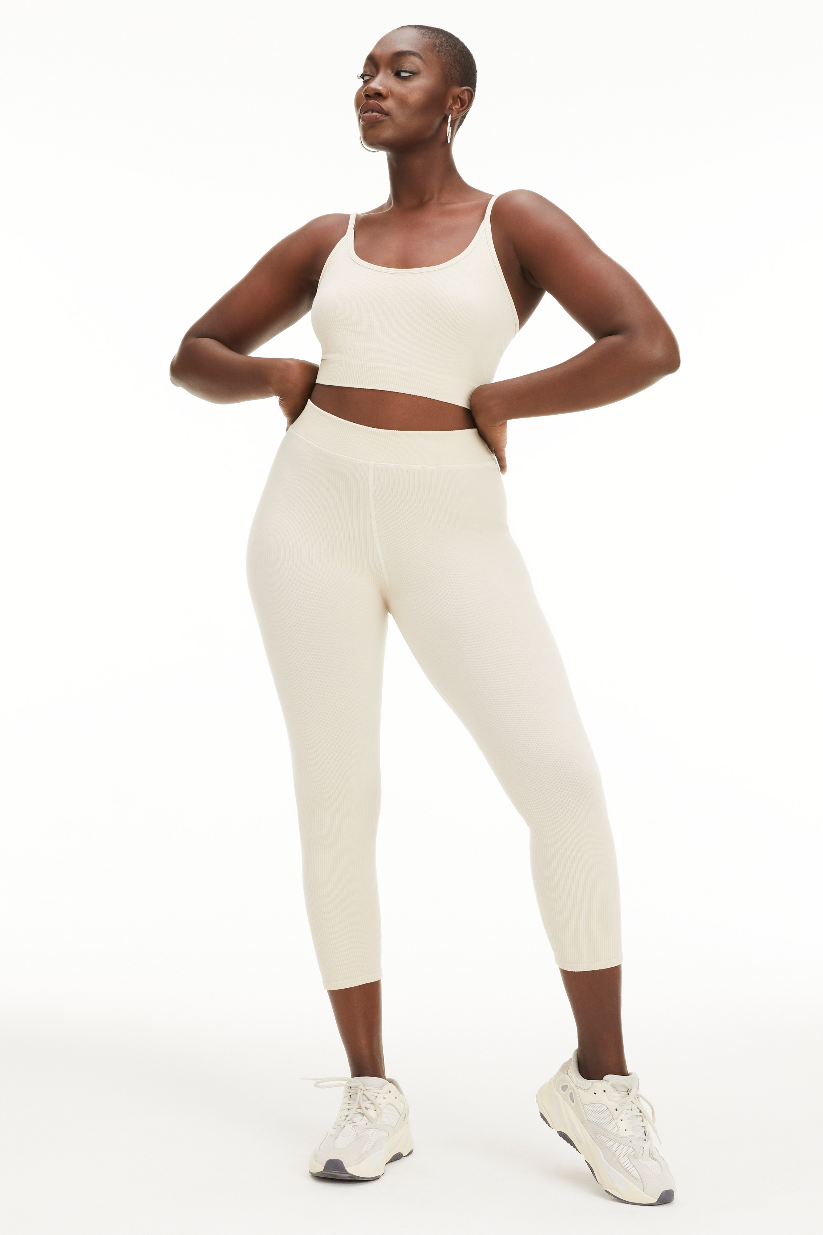 Styled With feature image for product SEAMLESS RIB CROP TOP | PEYOTE001