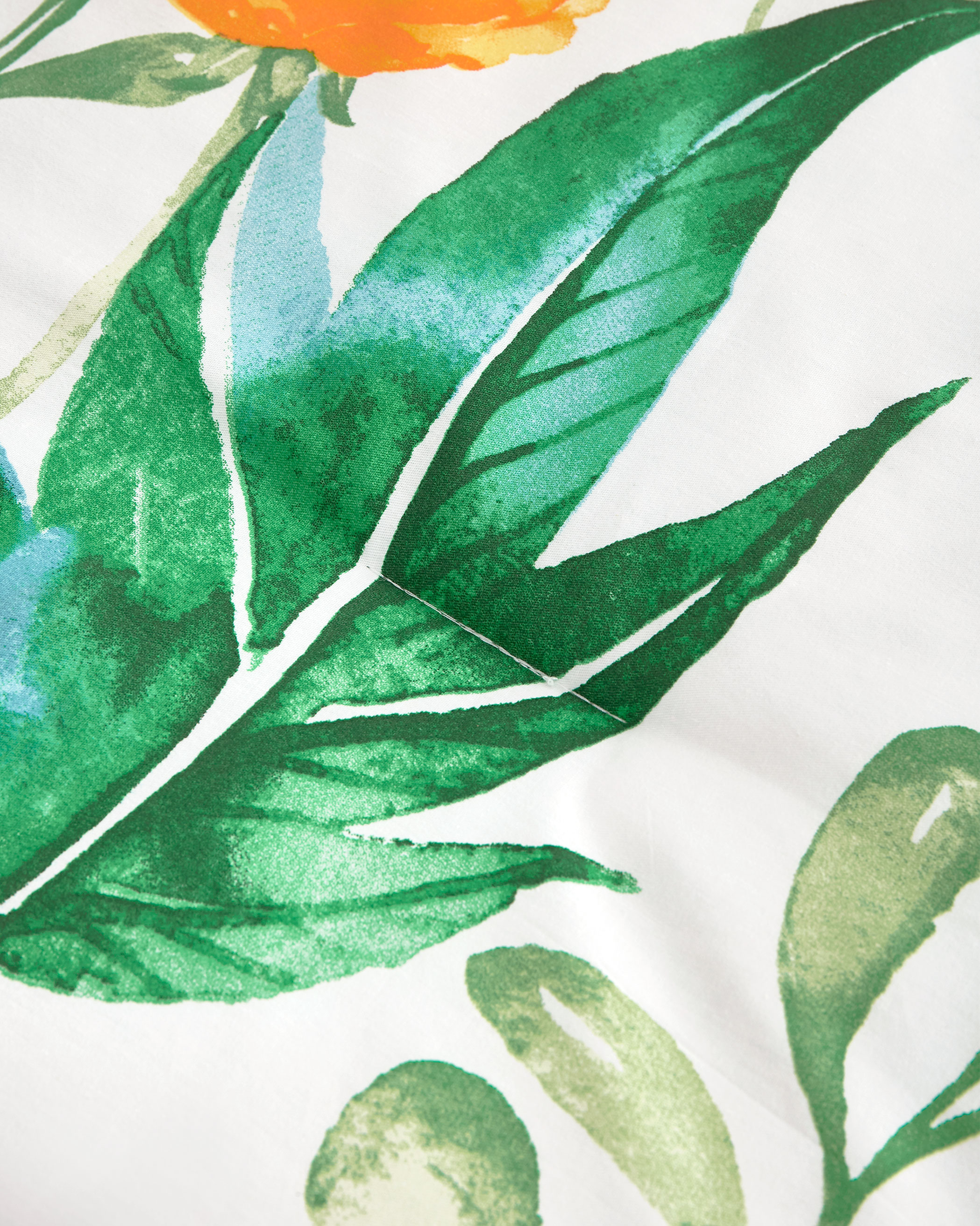 Green Leaves Cotton Comforter Set