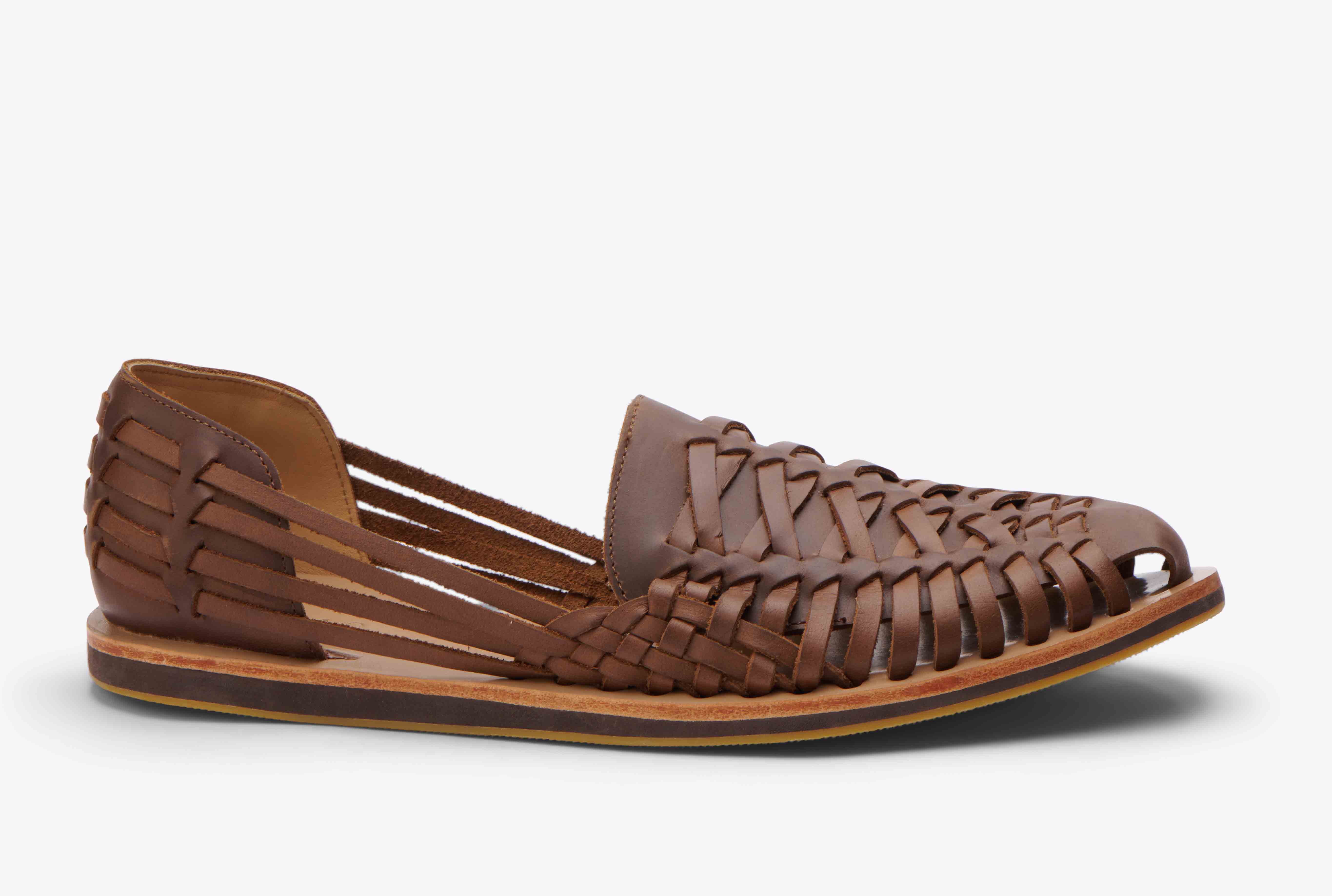 leather huarache sandal