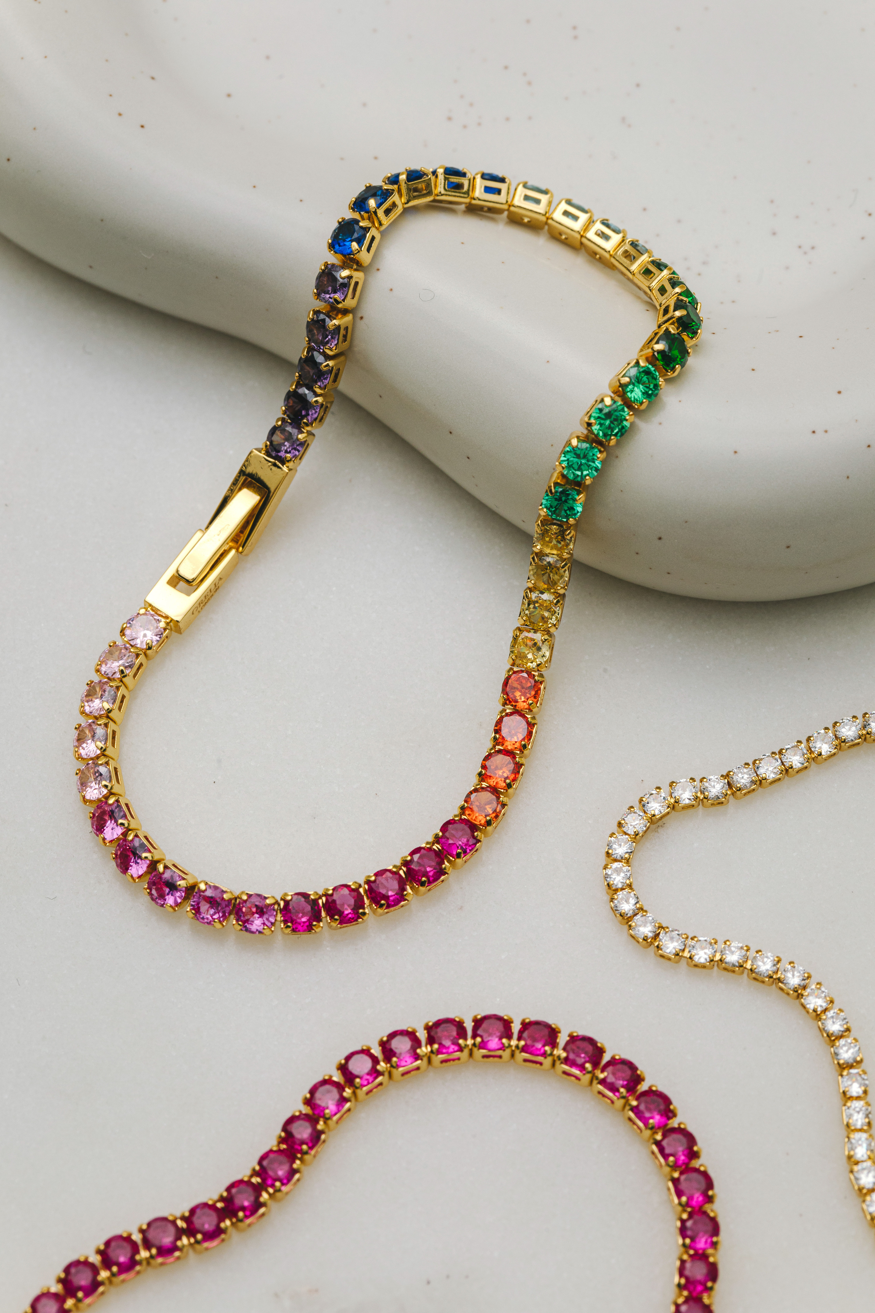 The Rainbow Tennis Bracelet