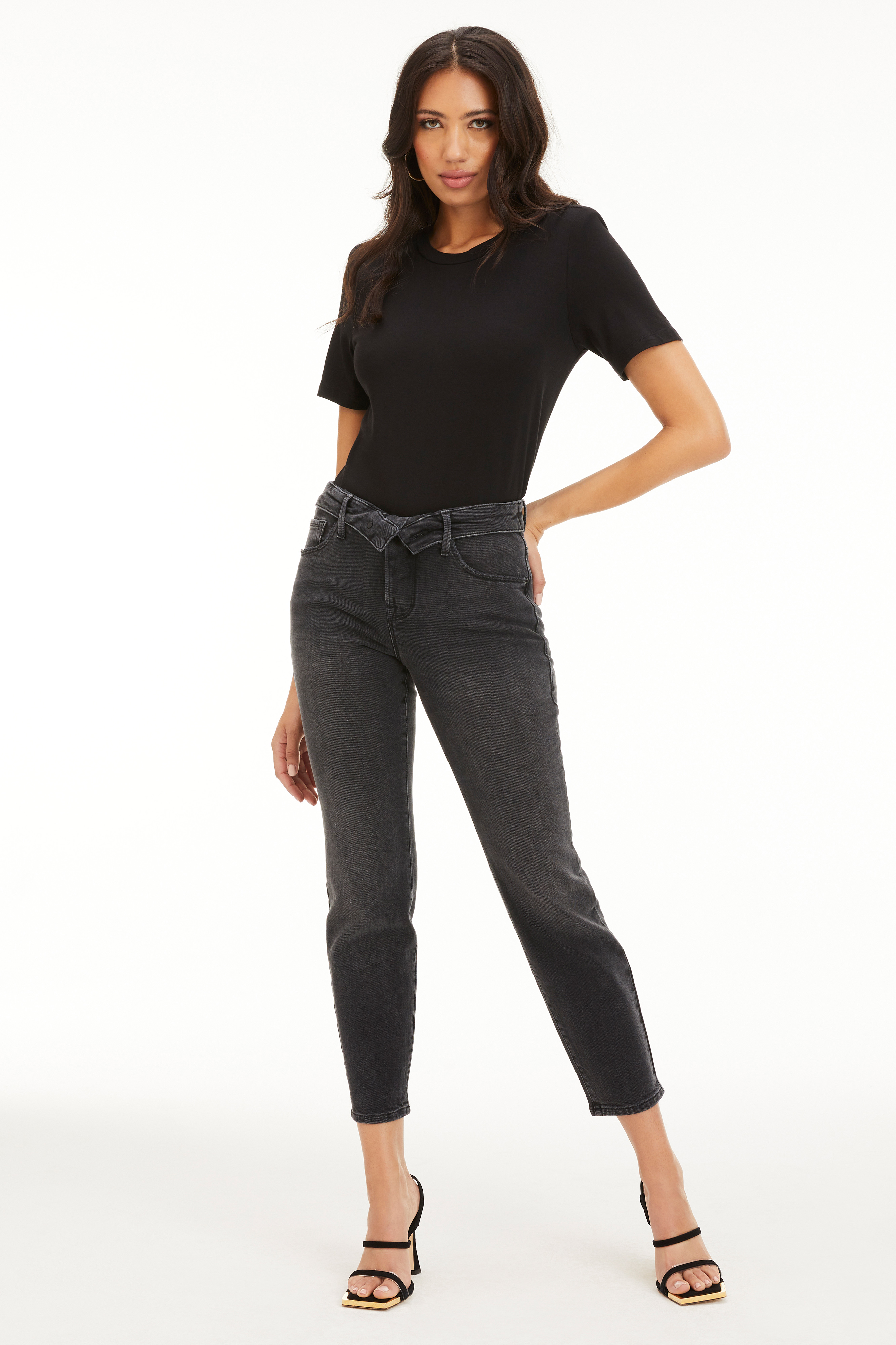 Styled With feature image for product GOOD VINTAGE FOLD OVER WAIST | BLACK220