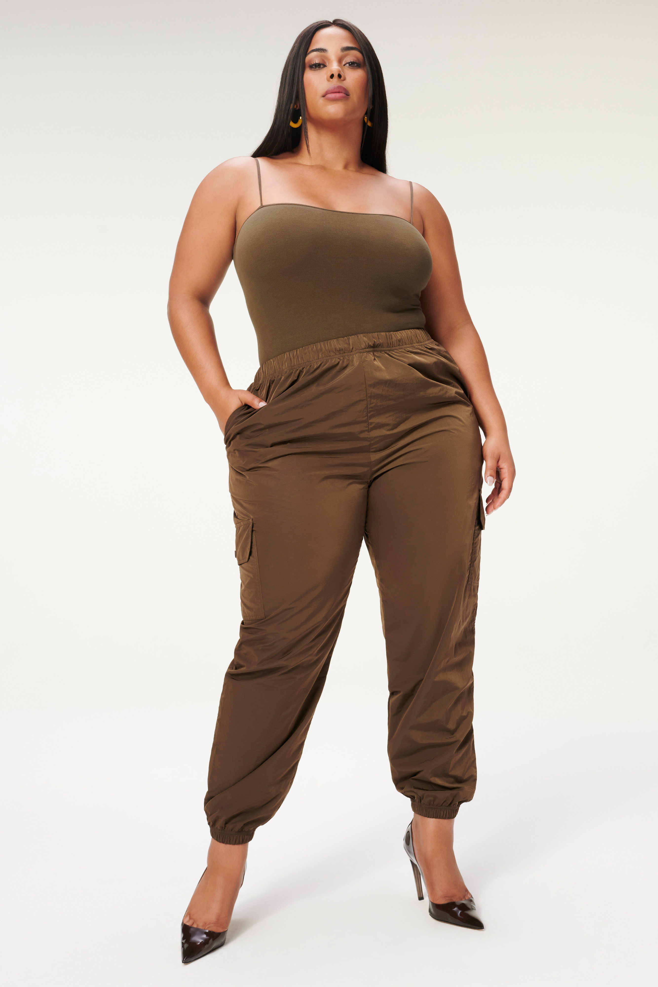 Styled With feature image for product SHINE BOYFRIEND CARGO | MOCHA001