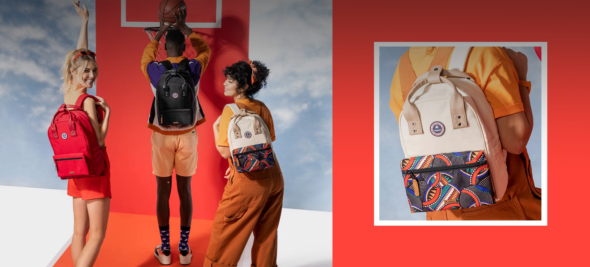 Cabaïa Europe Cabaïa reinvents accessories for women, men and children: Backpacks, Duffle bags, Suitcases, Crossbody bags, Travel kits, Beanies... 