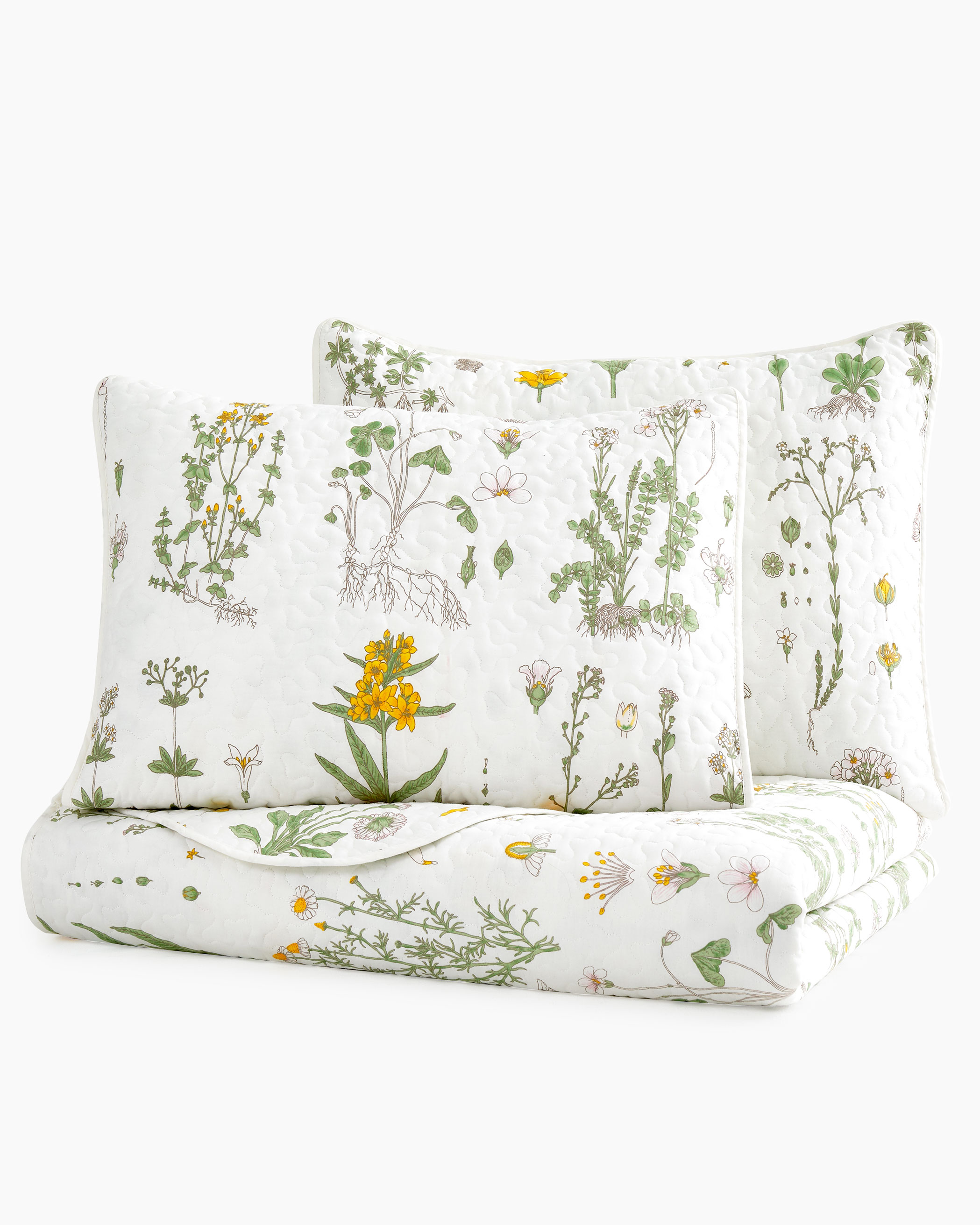 Botanical Cotton Quilt Set