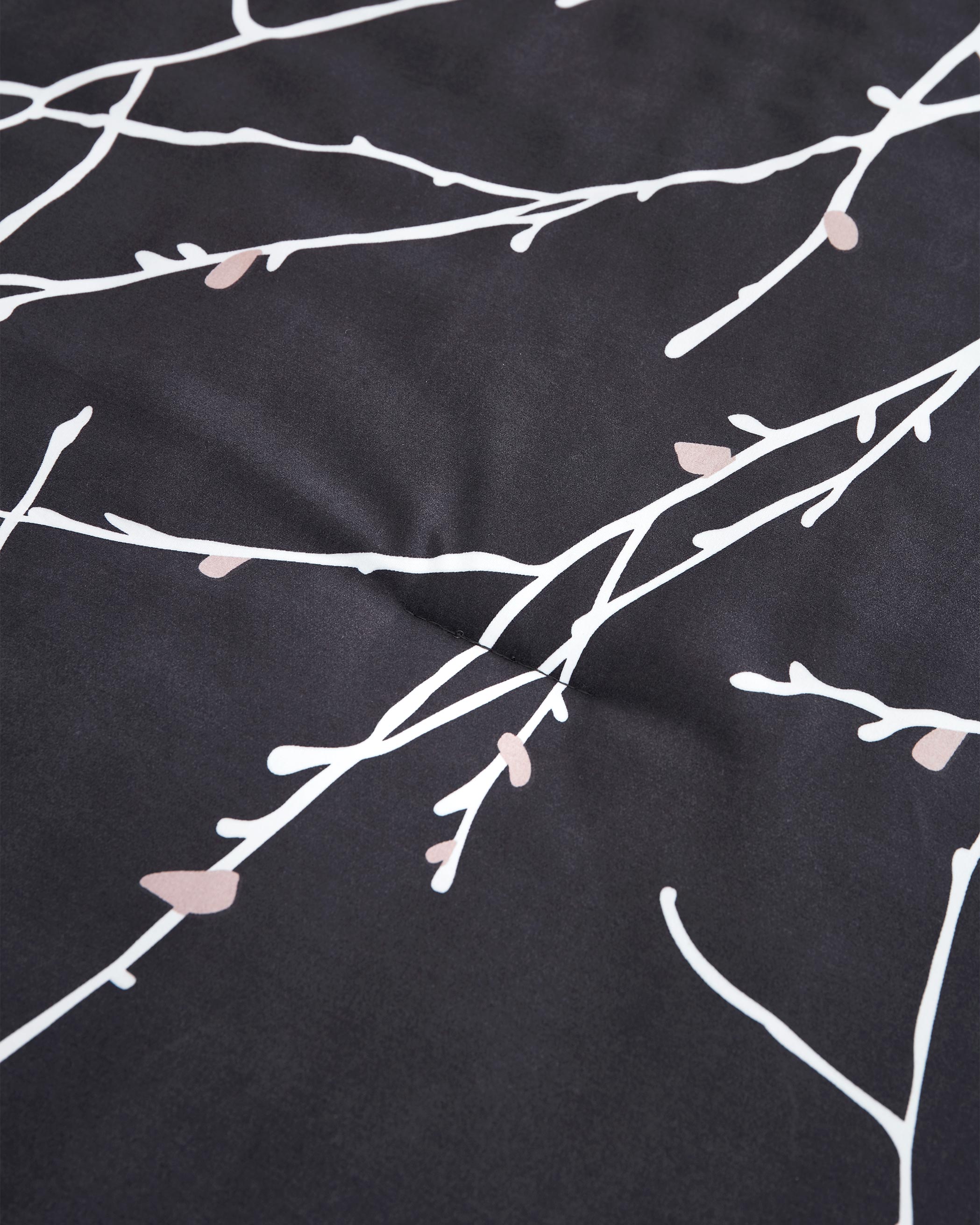 Charcoal Branches Microfiber Comforter Set