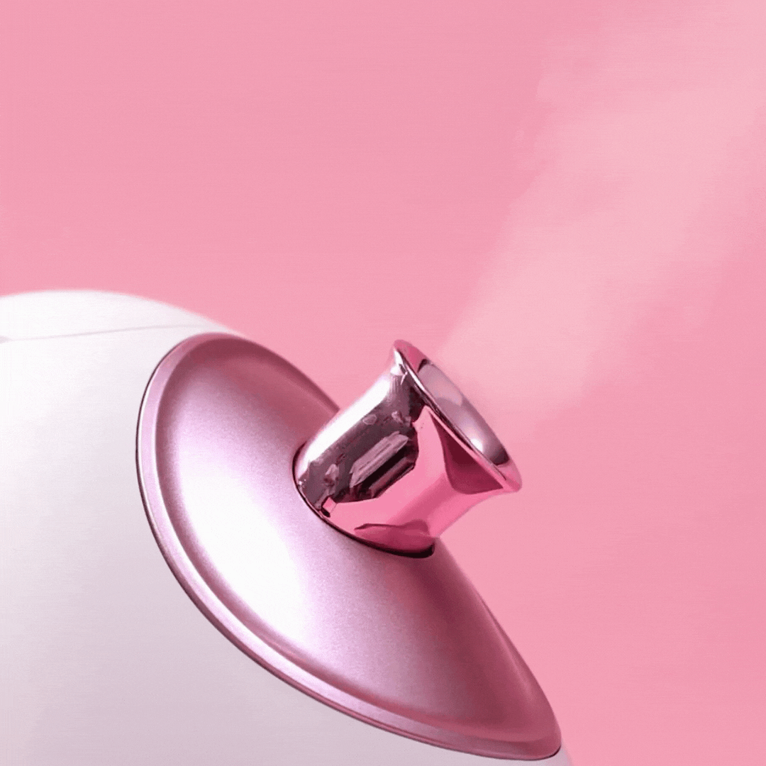 steamer for facial at home with rotating steam nozzle