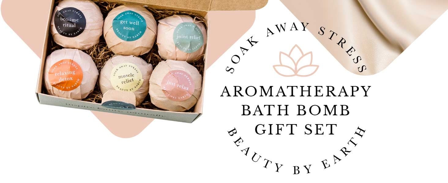 Aromatherapy bath bomb gift set