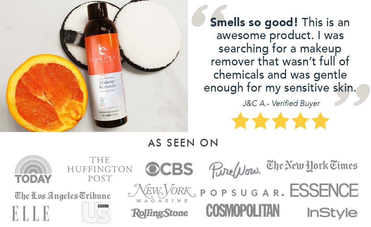 Smells so good! This is an
awesome product. I was
searching for a makeup
remover that wasn't full of
chemicals and was gentle
enough for my sensitive skin.
J&C A.- Verified Buyer