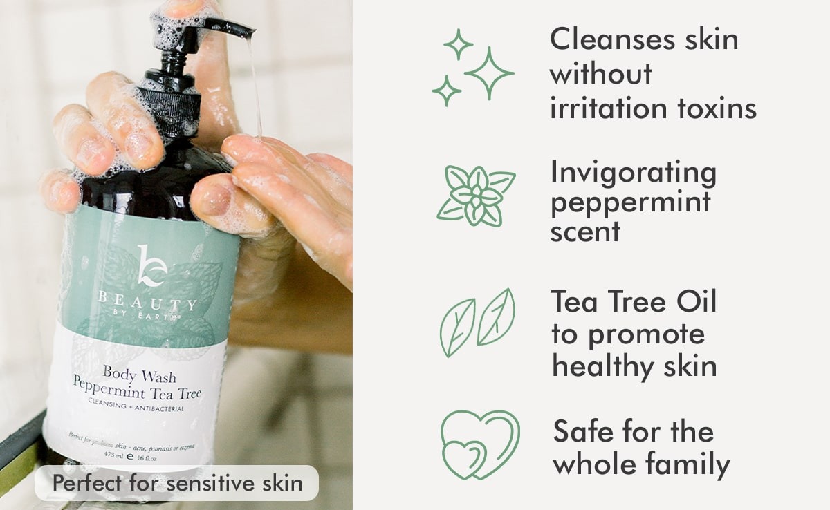 Beauty by Earth Peppermint Body Wash