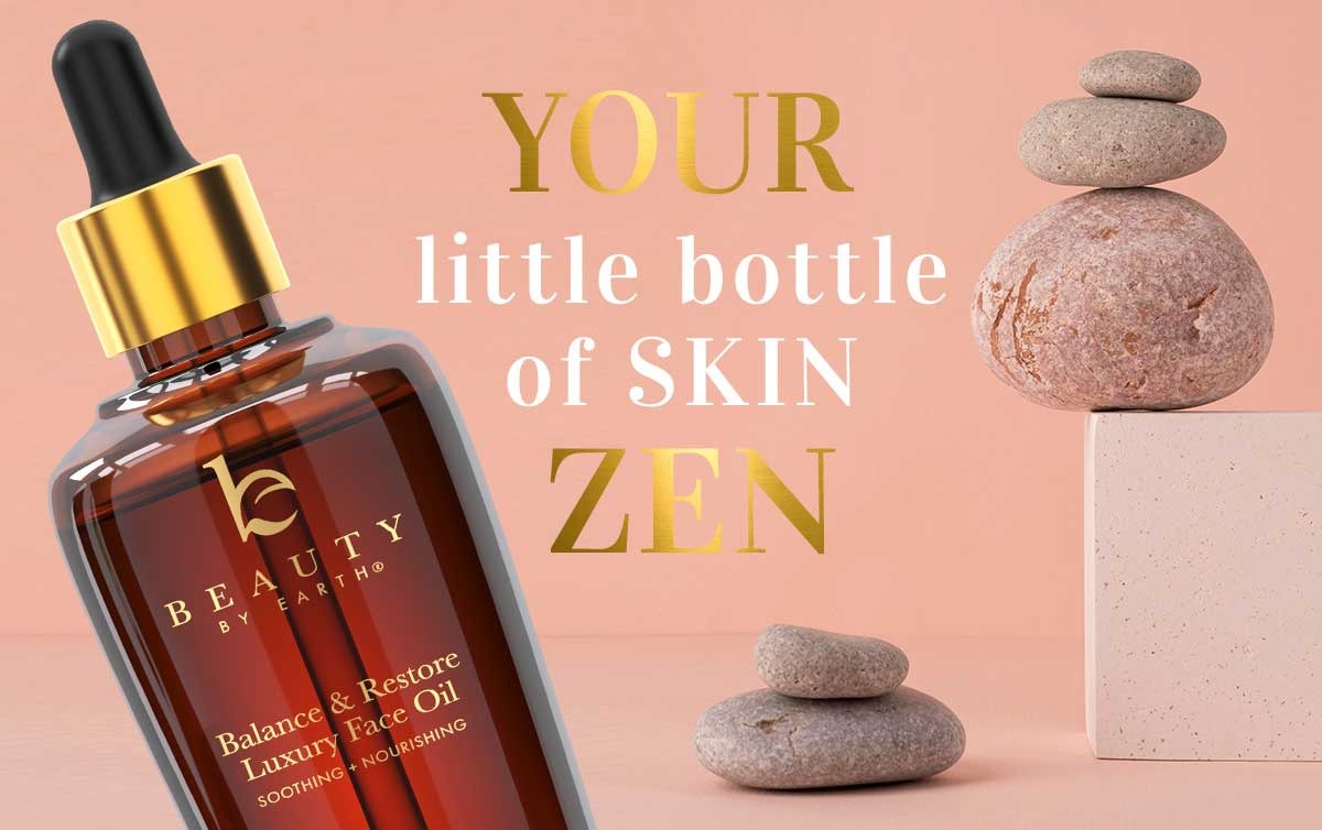 Beauty By Earth Balance & Restore Luxury Face Oil Get your Zen 