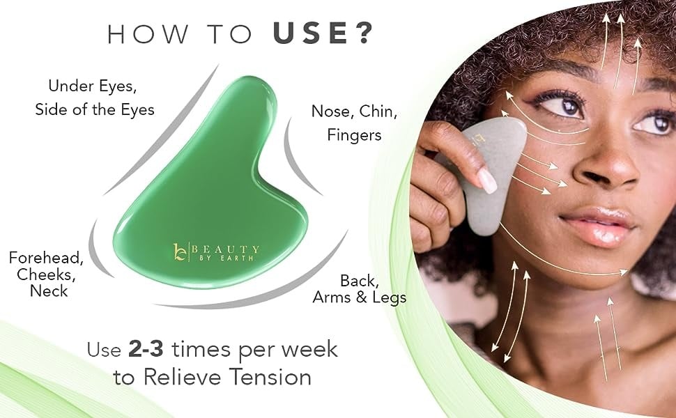 HOW TO USE?
Under Eyes, Side of the Eyes
Nose, Chin, Fingers
Forehead, Cheeks, Neck
Back,
Arms & Legs
Use 2-3 times per week to Relieve Tension