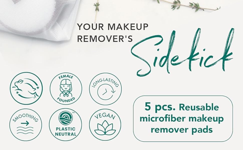 Reusable Eco-Friendly Microfiber Makeup Remover Pads - Features
