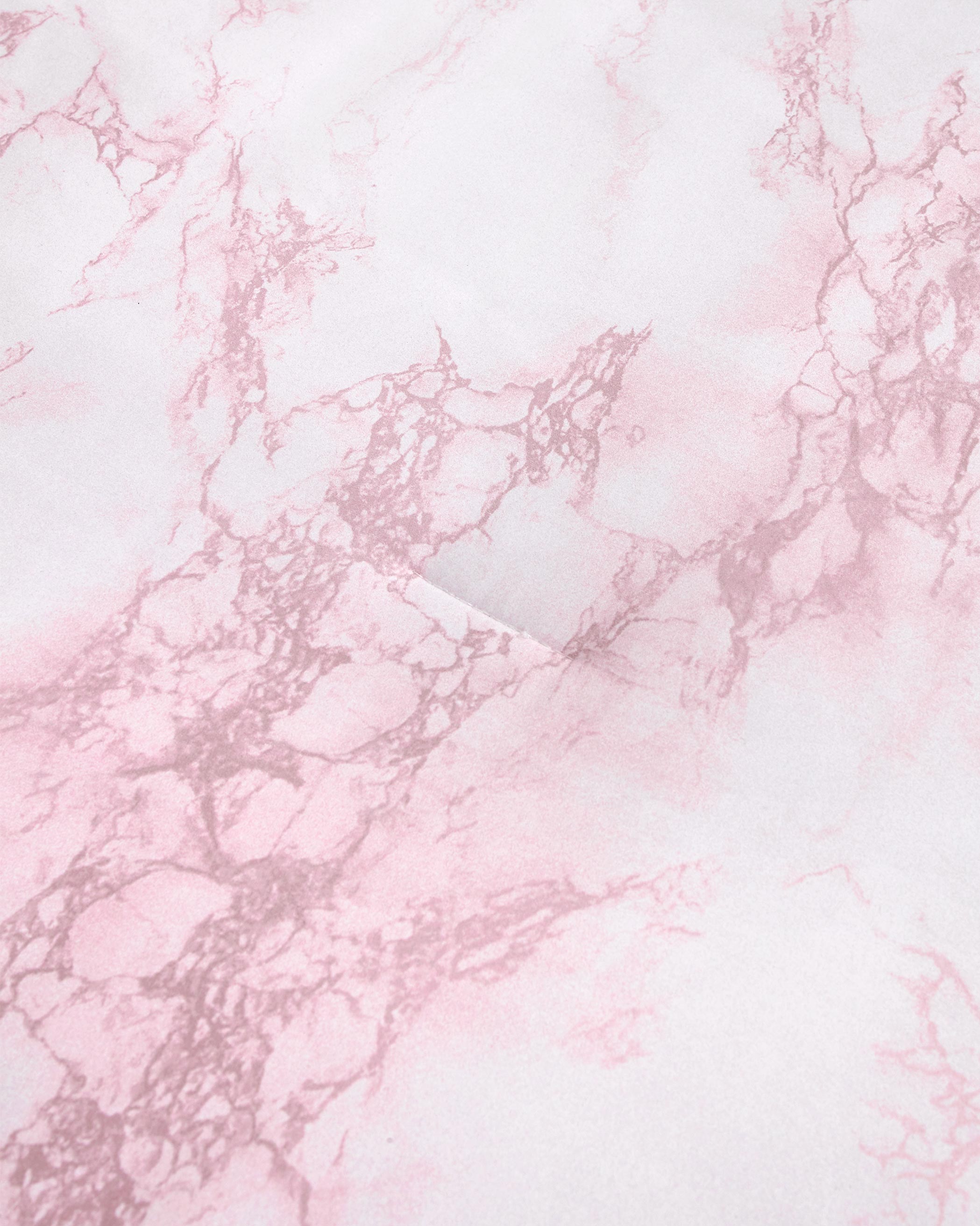 Pink Marble Microfiber Comforter Set