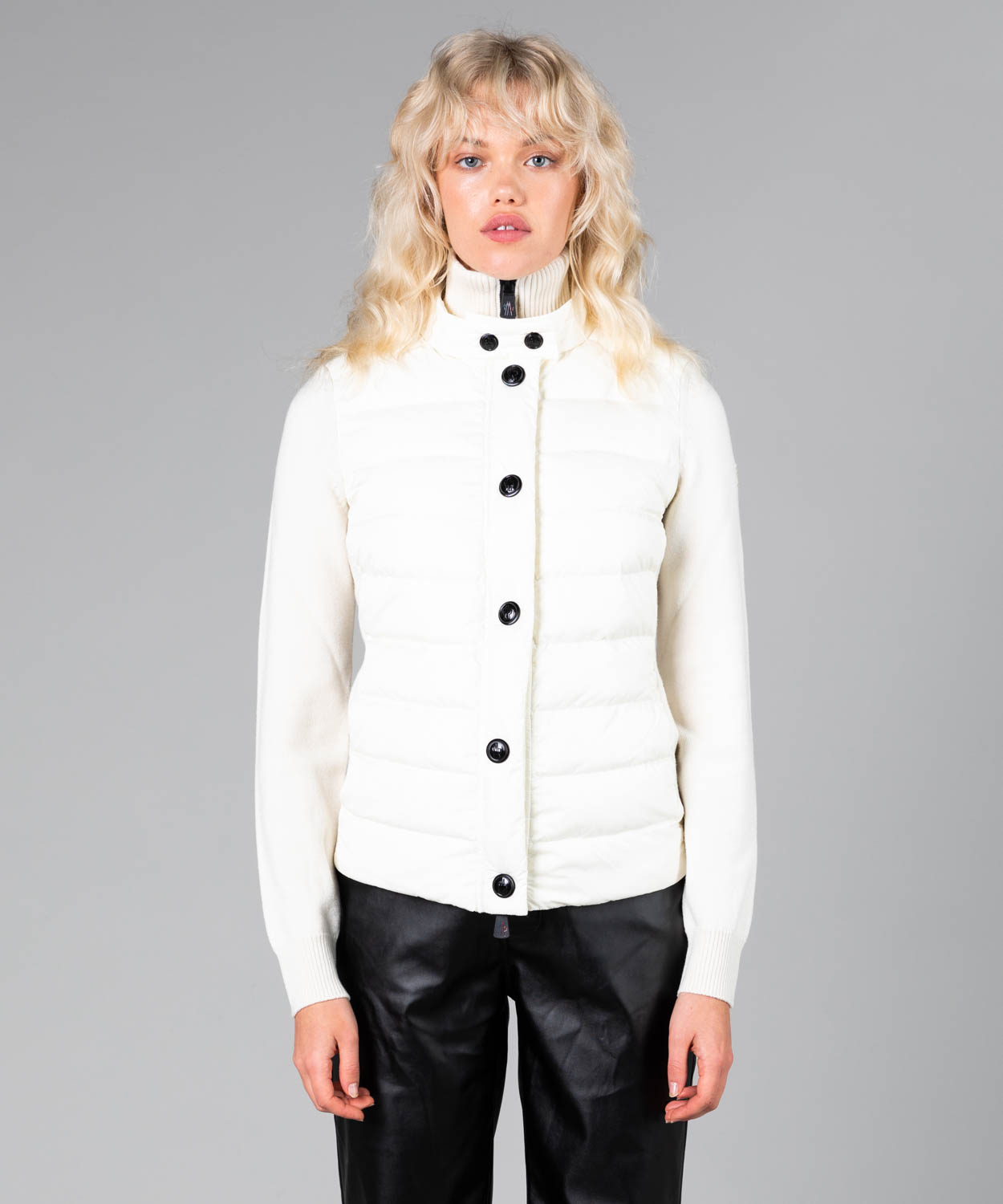 Womens Down Wool Hybrid Cardigan
